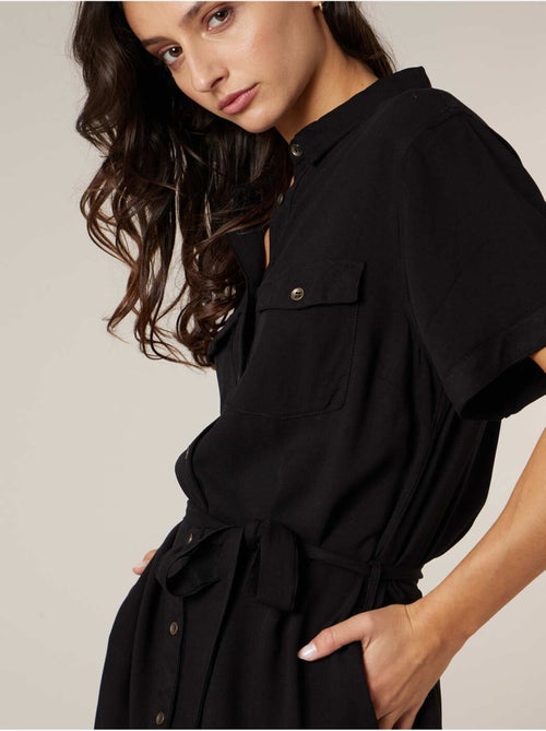Robe droite femme fluide 'Deeluxe' - Kiabi