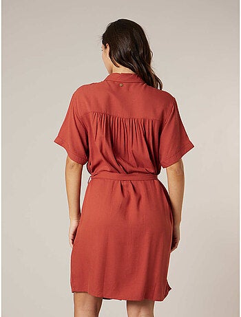 Robe droite femme fluide 'Deeluxe'