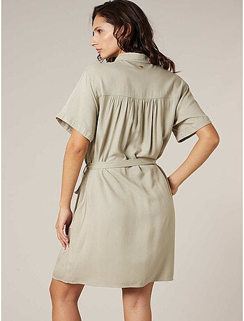 Robe droite femme fluide 'Deeluxe'