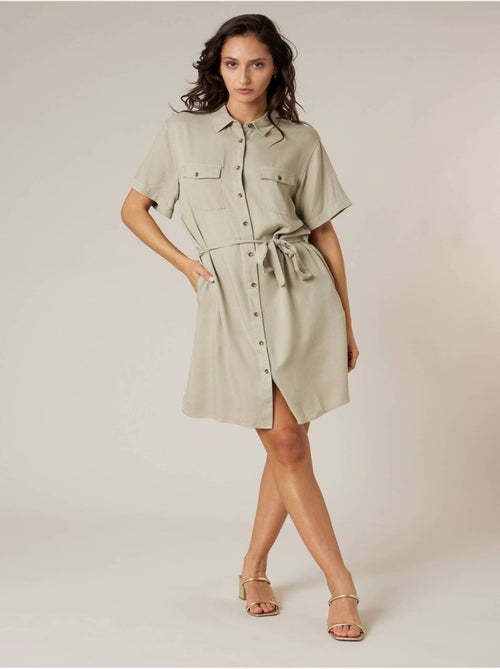 Robe droite femme fluide 'Deeluxe' - Kiabi