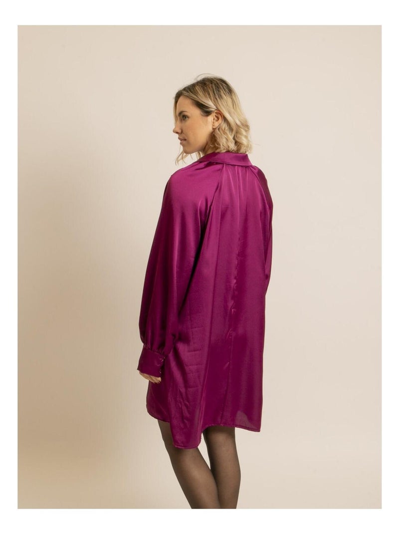 Robe droite IDELMA Violet - Kiabi