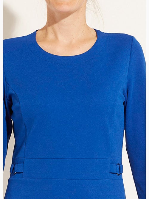 Robe droite manches 3/4 maille souple - Afibel - Kiabi