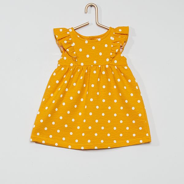 Robe Eco Concue Bebe Fille Jaune Kiabi 6 40