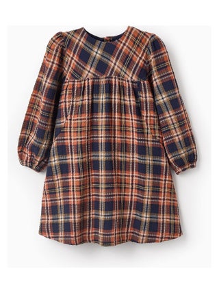 Robe écossais, avec une texture froissée FRENCH CONNECTION