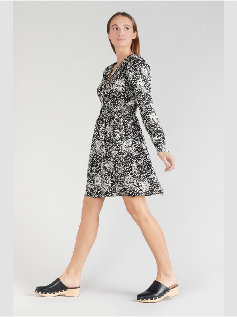 Robe EDWINA droite 'Le Temps Des Cerises' Noir - Kiabi