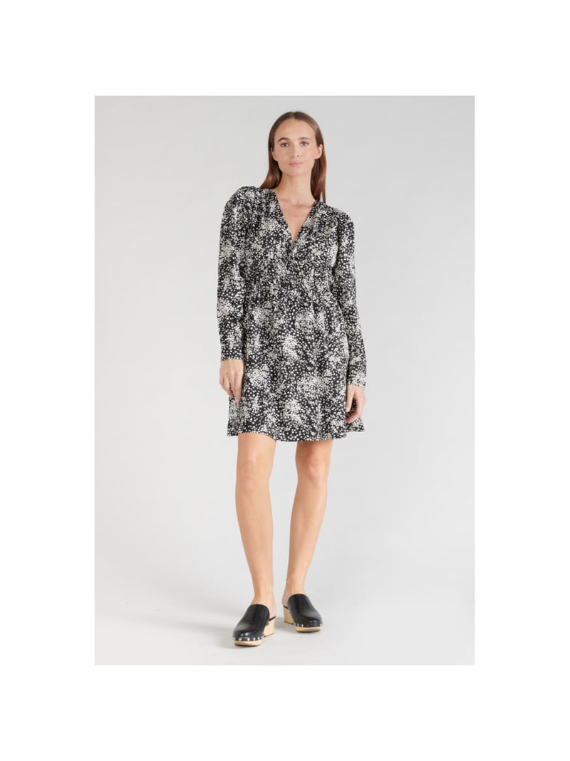 Robe EDWINA droite 'Le Temps Des Cerises' Noir - Kiabi