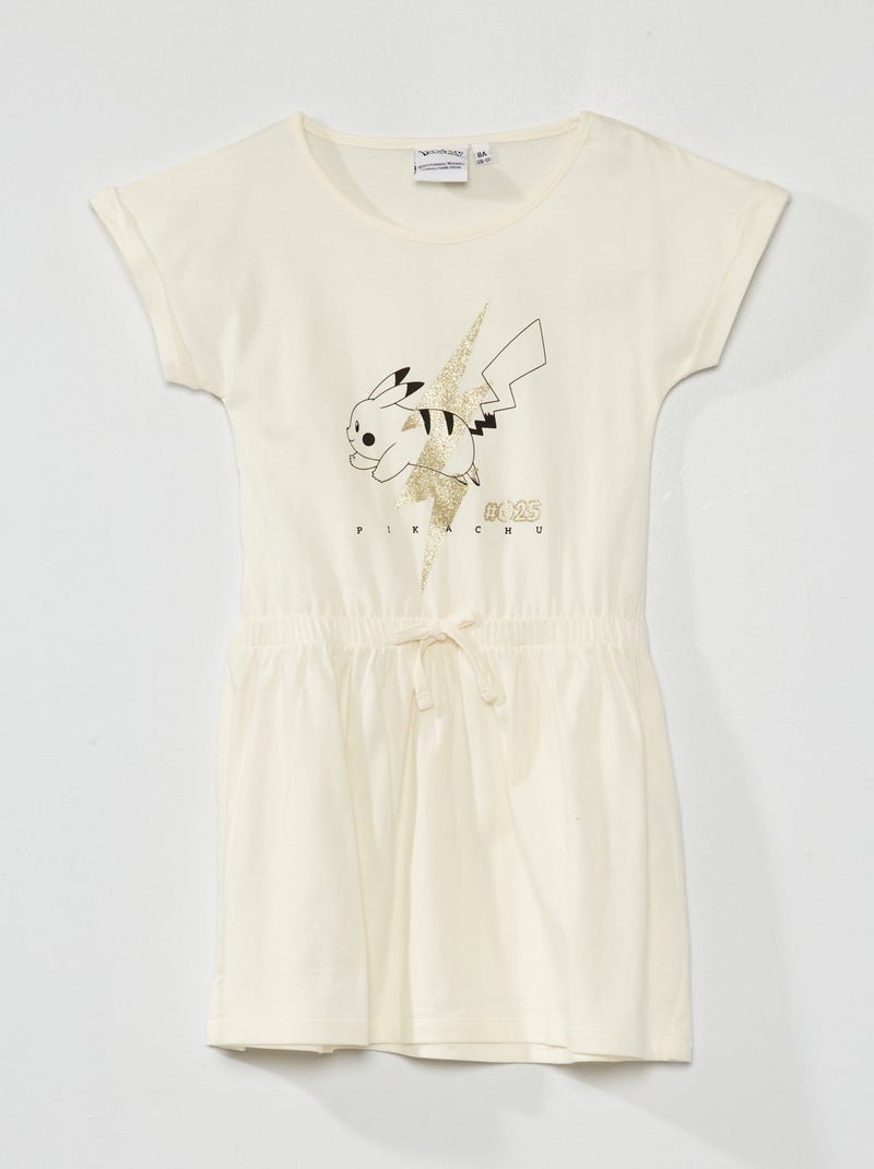 Robe effet 2 en 1 'Pokémon' beige - Kiabi