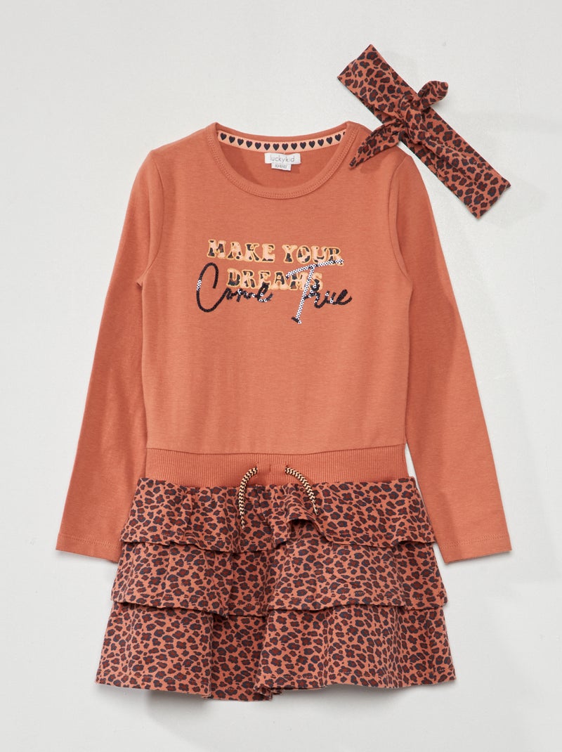 Robe effet 2 en 1 Rose - Kiabi