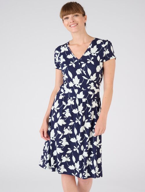Robe Cache-Cœur Femme 