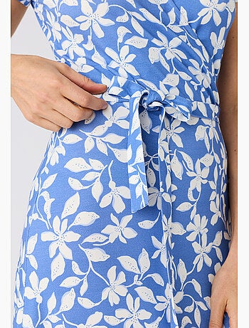 Robe effet cache-coeur viscose stretch - Damart