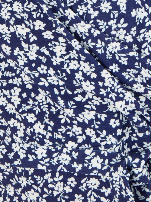 Robe effet cache-coeur viscose stretch - Damart - Kiabi