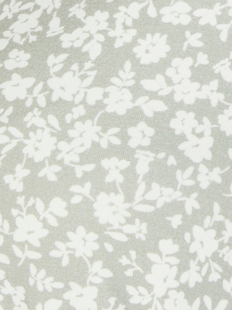 Robe effet cache-coeur viscose stretch - Damart Vert - Kiabi