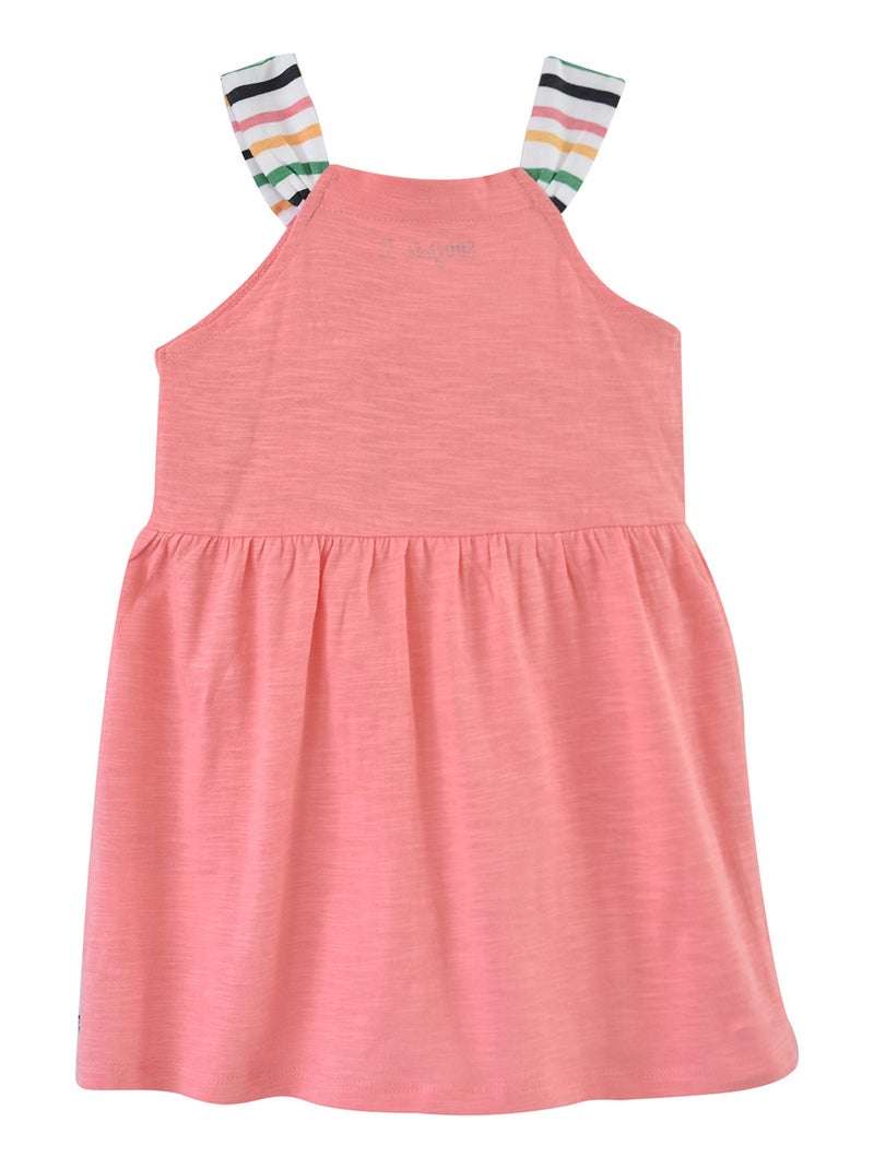 ROBE ELIZEA SANS MANCHES ENFANT Rose - Kiabi
