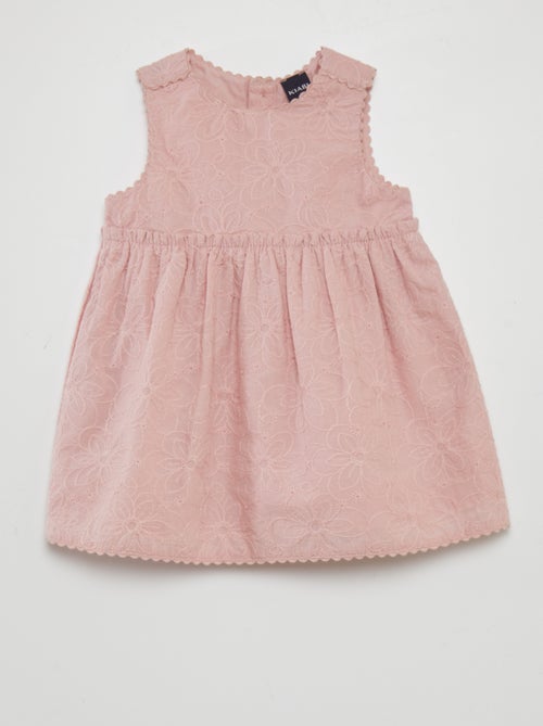 Robe en broderie anglaise - Kiabi