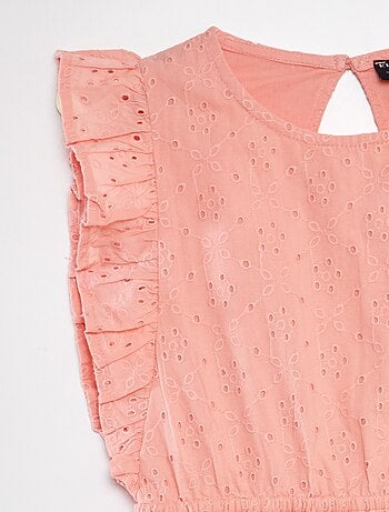 Robe en broderies anglaises