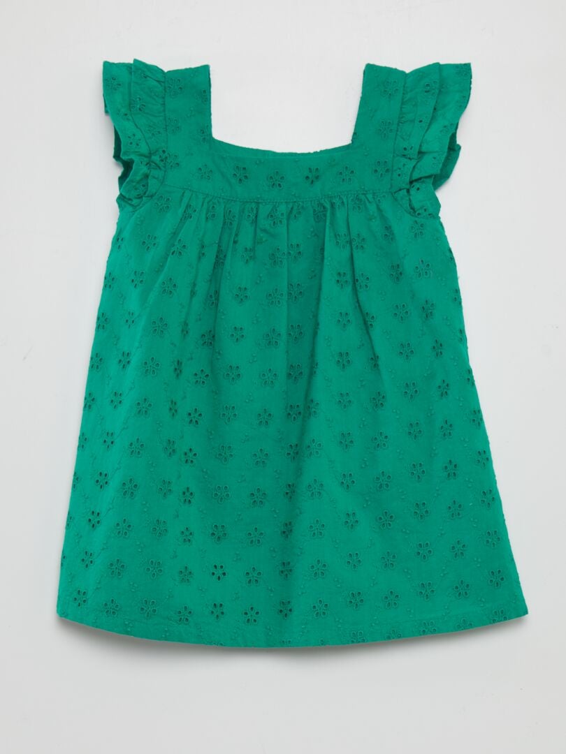 Robe Noire Zara En Dentelle & Broderies Anglaises - Style Magnifique, Taille M/36-40