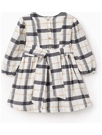 Robe en Coton à Carreaux Brothers & Sisters