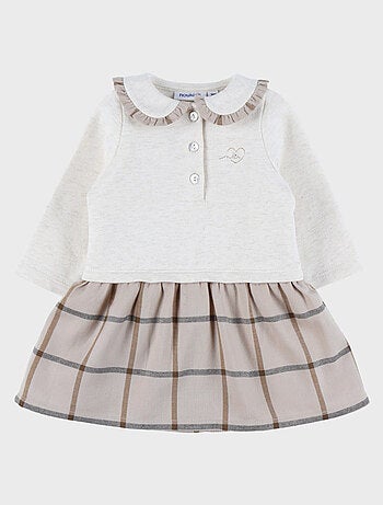 Robe en coton à carreaux Noukie's