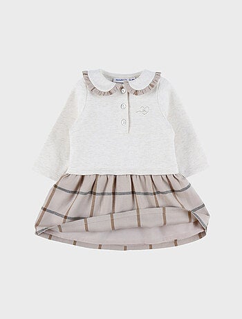 Robe en coton à carreaux Noukie's