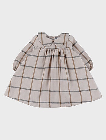 Robe en coton à carreaux Noukie's