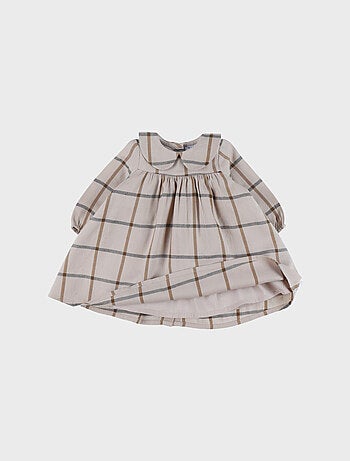 Robe en coton à carreaux Noukie's