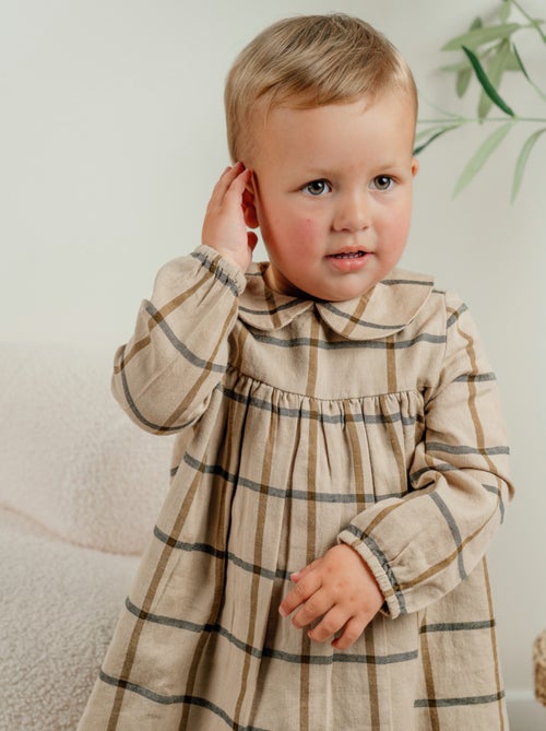 Robe en coton à carreaux Noukie's - Kiabi