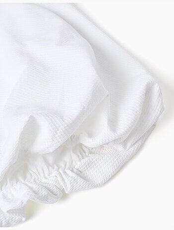 Robe en coton à effet ballon