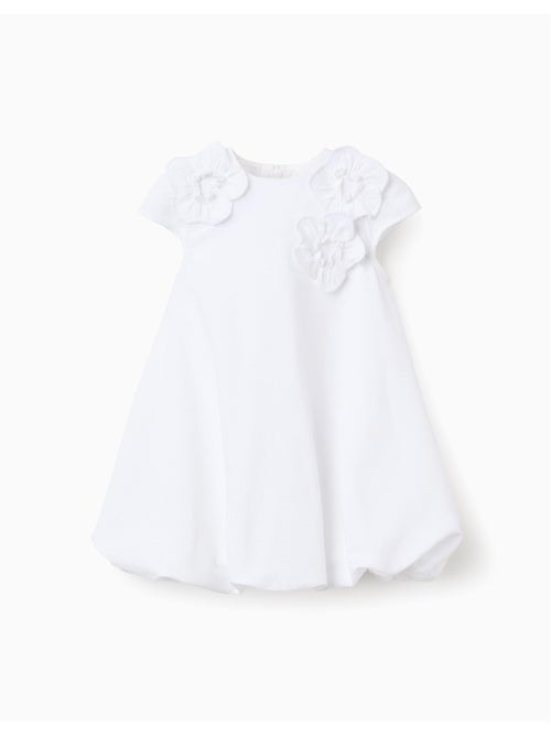 Robe en coton à effet ballon - Kiabi