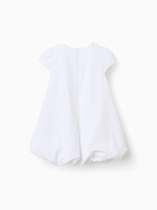 Robe en coton à effet ballon - Kiabi