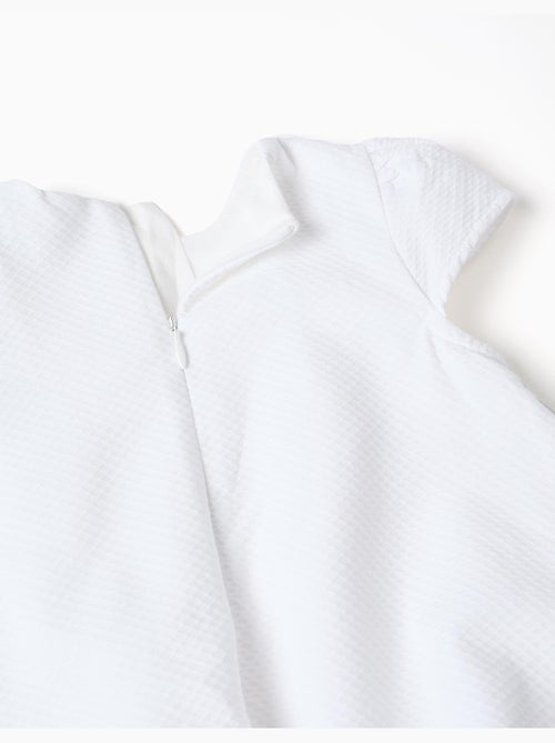 Robe en coton à effet ballon - Kiabi