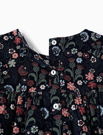 Robe en Coton à Fleurs en Velours Côtelé Brothers & Sisters Brothers & Sisters