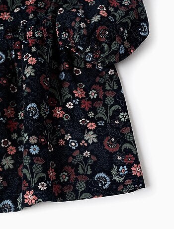 Robe en Coton à Fleurs en Velours Côtelé Brothers & Sisters Brothers & Sisters
