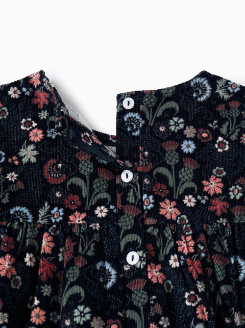 Robe en Coton à Fleurs en Velours Côtelé Brothers & Sisters Brothers & Sisters - Kiabi