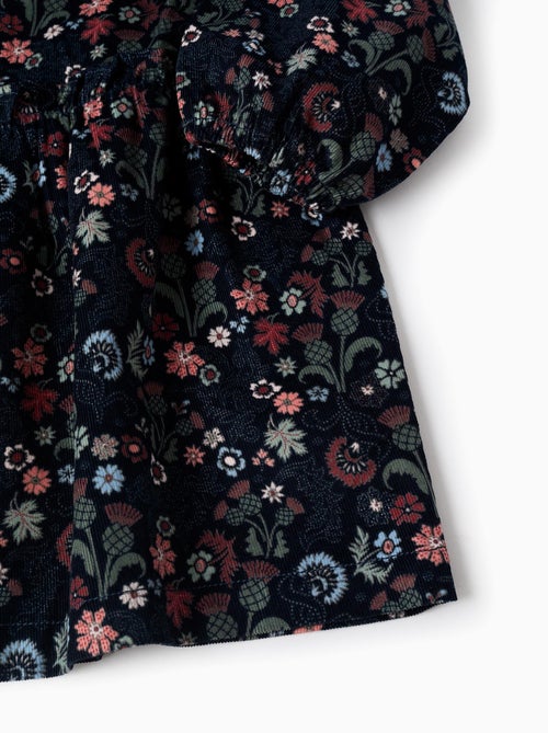 Robe en Coton à Fleurs en Velours Côtelé Brothers & Sisters Brothers & Sisters - Kiabi