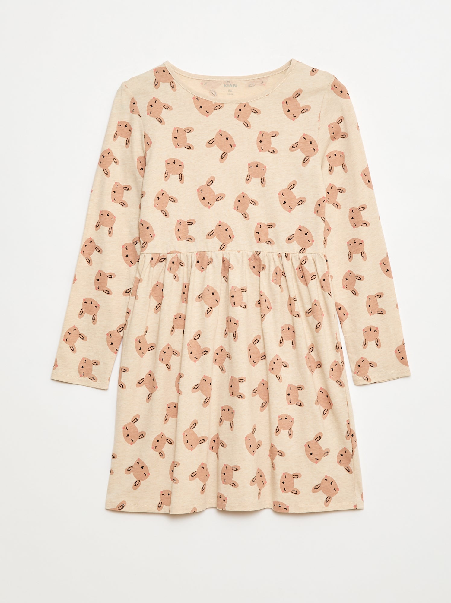 Robe en coton à motif