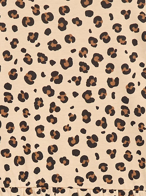 Robe en coton à motif - Kiabi