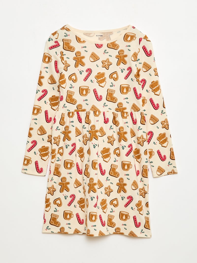 Robe Fille DKNY En Coton Satiné à Volants – Taille 4T – Couleur Rose Violacé – Sans Manches – Occasion Très Bon état