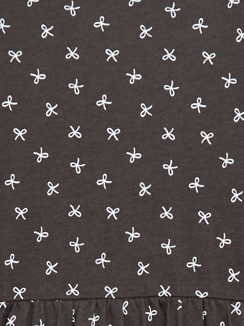 Robe en coton à motif - Kiabi