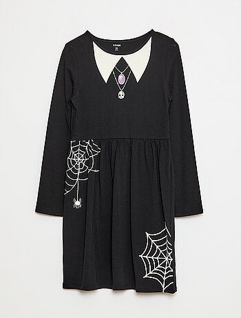 Robe en coton à motif