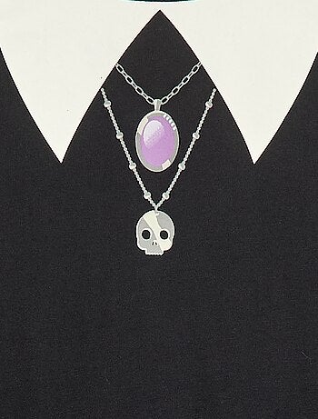 Robe en coton à motif