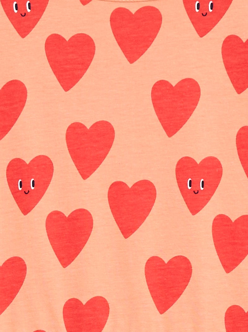 Robe en coton à motif Orange - Kiabi
