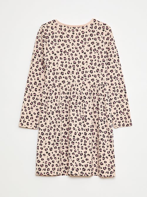 Robe en coton à motif - Kiabi