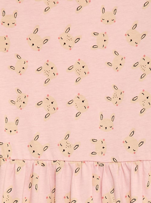 Robe en coton à motif - Kiabi