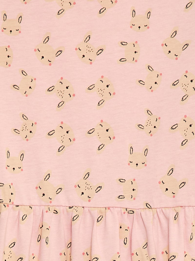 Robe d'été à manches courtes en coton pour bébé fille de 1 à 7 ans