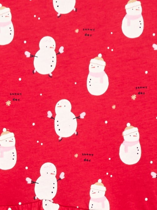 Robe en coton à motif - Kiabi