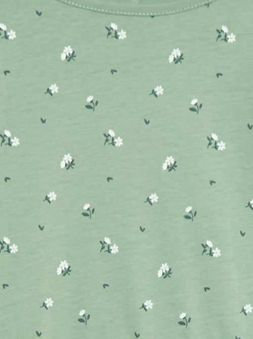 Robe en coton à motif - Kiabi