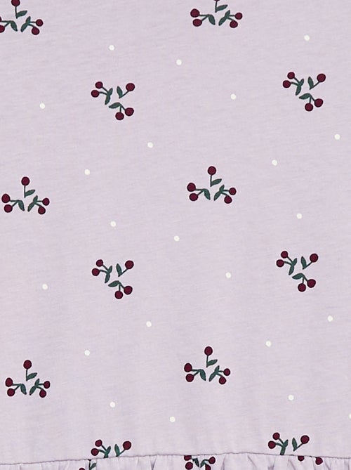 Robe en coton à motif - Kiabi