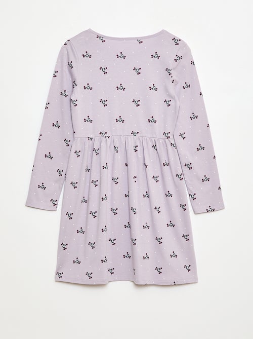 Robe en coton à motif - Kiabi