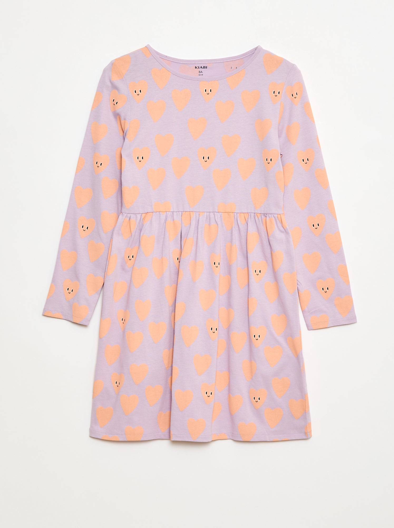 Robe en coton à motif