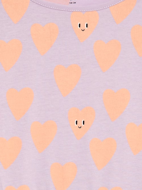 Robe en coton à motif - Kiabi